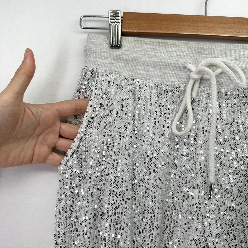 Judith March Full Sequin Jogger Pants Size Small - Picture 7 of 15